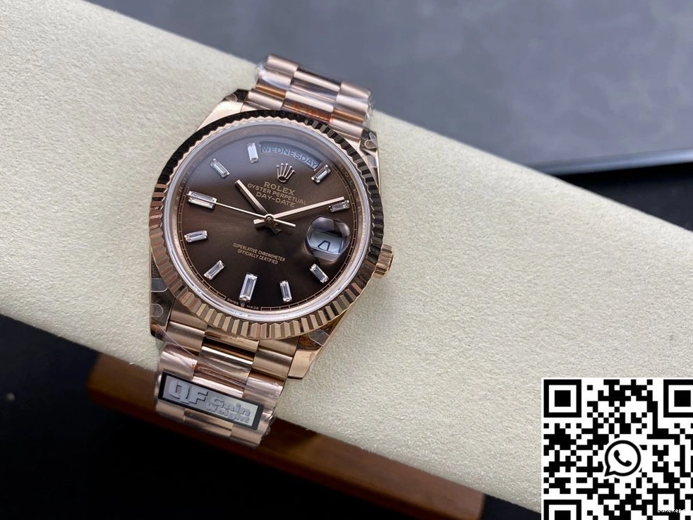 Factory Dial v5 Rolex Chocalate Steel M228235-0003 Date Tungsten QF Day 1028